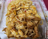 Foto del paso 6 de la receta: Spaguetini con pollo marinado con especias tandoori