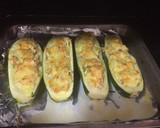 Foto del paso 5 de la receta: Zapallo italiano relleno de pollo