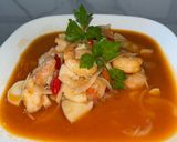 Foto langkah ke 6 dari resep Udang asam manis.