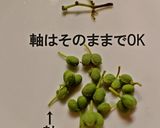 A picture of step 6 of Preparing and Freezing Sansho Peppercorns.