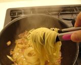 A picture of step 8 of Japanese-style Pasta Carbonara.