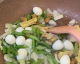 Foto langkah ke 3 dari resep Tumis Buncis telur puyuh.