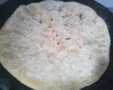 A picture of step 12 of Aalu Paranttha (potato stuff brush fried bread).