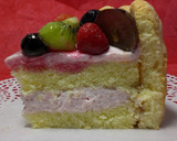 A picture of step 10 of Raspberry Mousse Charlotte.