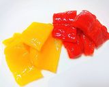 A picture of step 2 of Bell Pepper and Avocado with Honey and Lemon.