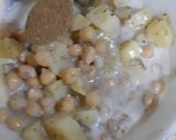 A picture of step 2 of Chana chaat.