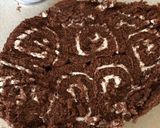 A picture of step 1 of “Black Forest” Gateaux.