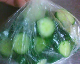 A picture of step 2 of Quick and Tasty 5-Minute Lightly Pickled Cucumbers.