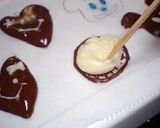 A picture of step 8 of Kabocha Squash Custard Puddings Decorated with Chocolate Characters for Halloween.