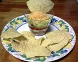 A picture of step 7 of Individual Seven Layer Dips.