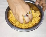 A picture of step 6 of Dhekhla Garvanu.