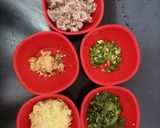 A picture of step 1 of Rajma kabab.