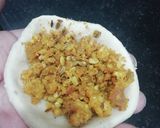 A picture of step 5 of Walnut & Moong stuffed Kachori.