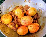 A picture of step 4 of Egg Potato Masala Curry.