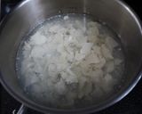 A picture of step 1 of Crumbled Tofu in Creamy Natto Soup.