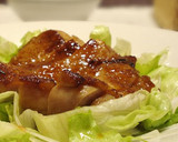 A picture of step 24 of Authentic Garlic Chicken in a Frying Pan.