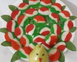 A picture of step 4 of INDEPENDENCE DAY special TRI COLOURS IDLI PEACOCK.