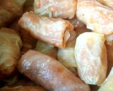 Pas rețetă Sărmăluțe din carne de porc în foi de varză acră 3 fotografie