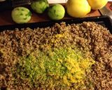 A picture of step 4 of Quinoa Citrus Salad.