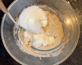 A picture of step 4 of Ricotta and hazelnut pancakes.