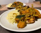 Hình bước làm 13 của món Gà Maroc với nho khô (Moroccan chicken with raisin)