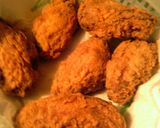 A picture of step 8 of Sunshines fried chicken wings.