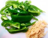 A picture of step 1 of Eggplant & Green Pepper Gochujang Stir-fry.