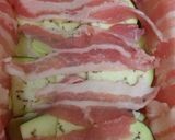 A picture of step 4 of Layered and Steamed Pork Belly with Aubergine and Cabbage with Miso Flavour.
