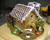 A picture of step 9 of Christmas Cookie House.