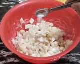 A picture of step 2 of Dahi Puri Chat.