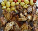 Chicken & baby potatoes baked recipe step 4 photo