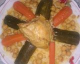 A picture of step 3 of Couscous with Red Sauce.