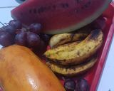 Foto langkah ke 1 dari resep Sabuja (Salad Buah dalam Jar).