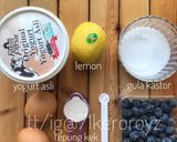 Gambar langkah 1 resipi Turkish yogurt cake.