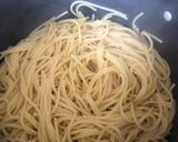 Foto del paso 3 de la receta: Spaghetti con rúcula y queso fresco al pesto