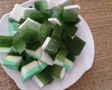 Hình bước làm 5 của món Rau câu matcha
