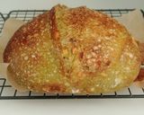 Foto langkah ke 22 dari resep Pandan Chili Flakes Cheese Sourdough Bread (Open Bake Method).