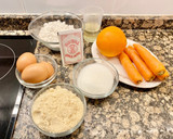Foto del paso 1 de la receta: Pastel con zanahoria y naranja (Cake with carrot and orange)