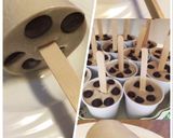 Foto del paso 5 de la receta: Paletas Cremosas de platano