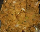 A picture of step 1 of Reshmi Kebab.
