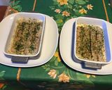 Une image de l'étape 7 de Saucisses fumées gratinées pecorino, persil et tête de moine.