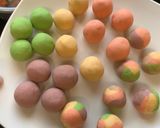 Foto langkah ke 6 dari resep Klepon Ubi Jalar Kuning Pelangi & Marble.