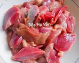 Hình bước làm 1 của món Lòng Vịt Xào Măng Miến Và Giá