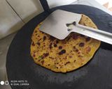 A picture of step 2 of मिक्स वेज बेसनी पराठा गुड़ वाले खीर के साथ.
