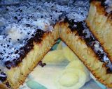 Foto langkah ke 9 dari resep Terangbulan a.k.a martabak manis coklat keju (teflon mode).
