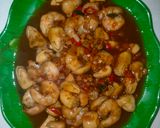 Foto langkah ke 4 dari resep Udang Jamur Tauco.