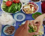 Hình bước làm 7 của món Gỏi cuốn Chay