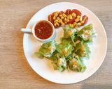 รูปขั้นตอนการทำที่ 2 ของ ขนมจีบอกไก่คลีน