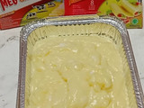 Susu Panggang Keju Topping Buah Segar