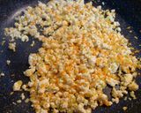 A picture of step 5 of Mapo Potato Mochi.